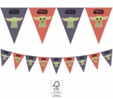 KORREKT WEB Star Wars The Mandalorian zászlófüzér FSC 2,3 m