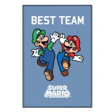 KORREKT WEB Super Mario Best Team polár takaró - 100 x 150 cm