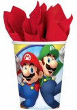 KORREKT WEB Super Mario Mushroom World papír pohár 8 db-os 250 ml