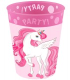KORREKT WEB Unikornis Rainbow Colors micro prémium műanyag pohár szett 4 db-os 250 ml
