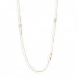 KORREKT WEB Victoria Arany színű fehér gyöngyös nyaklánc