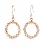 KORREKT WEB Victoria Rose gold színű karika fülbevaló