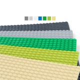 KORREKT WEB WANGE® 8803 - LEGO kompatibilis építőjáték alaplap - 24×48 bütyök - sötétszürke