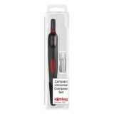 Körző, fém, heggyel, univerzális, ROTRING Compact (R0676530)