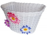Kosár gyerek fehér virágos