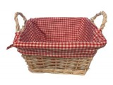 Kosár Textíllel 23x23x12 cm TH41519