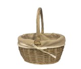 Kosár Textillel 30x22x16 cm TH41438