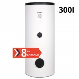 KOSPEL 300 literes álló 1 extra nagy hőcserélős indirekt tároló 4,22 m² felületű hőcserélővel bojler zománcozott HMV tartály