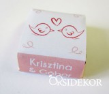 Köszönetajándék csoki galambos