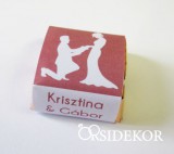 Köszönetajándék csoki modern