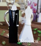 Köszönetajándék doboz, esküvői pár