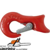 Kötélcsúszka kampó m. biztosíték, 16