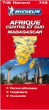 Közép- és Dél-Afrika / Madagaszkár térkép - Michelin 746