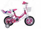 KPC Dolly 12 gyerek könnyűvázas kerékpár Pink (2019 es bemutató darab)