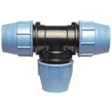 KPE T-idom 20x20x20mm - acél, horganyzott felületkezeléssel