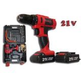 KrafTech KT/CDD21LD Lithium-ION Dupla Akús Fúrógép 21V 2-sebesség 68-részes