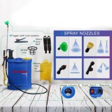 KrafTech KT/SPRA-16BTM Akkumulátoros és Kézi Háti Permetező 16L 2in1