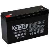 Krafton K6-12 6V 12Ah Zselés akkumulátor