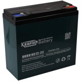 Krafton KC12-22 12V 23Ah (12V 20Ah, 22Ah, 24Ah méretben) Ciklikus Zselés akkumulátor  elektromos kerékpárba