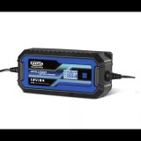 Krafton KR128 inteligens akkumulátor töltő 12V 2-4-8A, 6V 2A töltőáram digitális kijelzővel 12,8V-os LiFePO4 akkumulátorok töltésére is