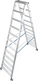 KRAUSE 124883 STABILO két oldalon járható létra, gurítható 2x12 fokos