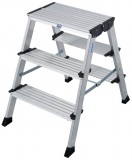 KRAUSE 126030 MONTO Treppo két oldalon járható összecsukható fellépő 2x3 fokos