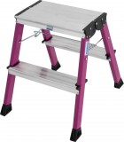 KRAUSE 130136 MONTO Treppy két oldalon járható összecsukható fellépő 2x2 fokos