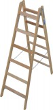 KRAUSE 170088 STABILO két oldalon járható létra, létrafokos, fa 2x6 fokos