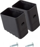 KRAUSE 211415 MONTO lábdugó (pár) összecs. fellépőkhöz és lépcsőf. állólétrákhoz 33x20 mm, fekete