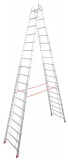 KRAUSE 801753 STABILO két oldalon járható létra, létrafokos 2x18 fokos