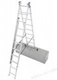 Krause Corda létra 3x9 fokos sokcélú lépcsőfunkcióval  (033390)