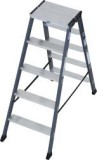 Krause Monto SePro D lépcsőfokos két oldalon járható létra, eloxált, 2x5 (125828)