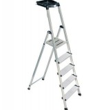 Krause Secury 126535 5 lépcsőfokos alumínium állólétra (126535)