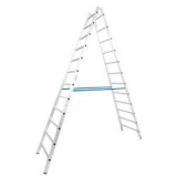 Krause Stabilo létra, két oldalon járható, létrafokos 2x12 (124944)