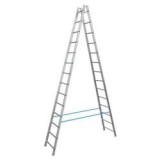 Krause Stabilo létra, két oldalon járható, létrafokos 2x14 (124951)