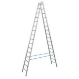 Krause Stabilo létra, két oldalon járható, létrafokos 2x16 (801746)