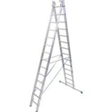 Krause Stabilo sokcélú létra 3x14, lépcső funkcióval (133724)