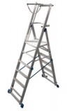 Krause Stabilo teleszkópos létra dobogóval 1x6-8 (127624)