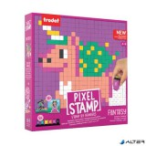 Kreatív foglalkoztató füzet, bélyegzős, TRODAT 'Creativ Pixelstamp', fantázia
