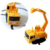 Kreatív játék, játékautó, játék markoló, rajzkövető autó