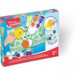 Kreatív készségfejlesztő készlet, MAPED CREATIV, "Early age", ujjfesték