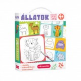 Kreatív Kiadó Állatok - Rajzoljunk lépésről lépésre