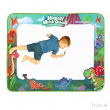 Kreatix Festékmentes varázs rajzoló szőnyeg XXL Dinós vizes rajzszőnyeg