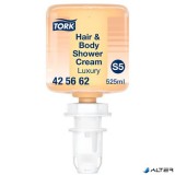 Krémtusfürdő és sampon, 0,525 l, S5 rendszer, Premium, TORK "Mini Luxus", borostyán