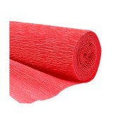Krepp papír piros színben 200x50cm
