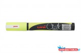 Krétamarker, 1,8-2,5 mm, UNI "PWE-5M", fluor sárga