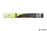 Krétamarker, 1,8-2,5 mm, UNI "PWE-5M", fluor sárga