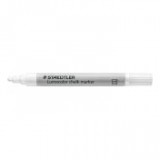 Krétamarker, 2,4 mm, kúpos, STAEDTLER "Lumocolor® 344", fehér