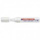 Krétamarker, 4-15 mm, vágott, EDDING "4090", fehér