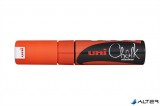 Krétamarker, 8 mm, UNI "PWE-8K", fluor narancs